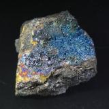 Chalcocita (Calcosina)Mina Las Cruces, Gerena-Guillena-Salteras, Comarca Sierra Norte, Sevilla, Andalucía, España4 x 3 cm. (Autor: Antonio P. López)