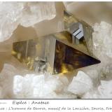 Anatase<br />L'Homme de Beurre, La Lauzière Massif, Saint-Jean-de-Maurienne, Savoie, Auvergne-Rhône-Alpes, France<br />fov 2.1 mm<br /> (Author: ploum)