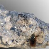 Ferrohornblenda<br />Canteras Pollena, Pollena Trocchia, Monte Somma, Complesso Somma-Vesuvio, Ciudad metropolitana de Nápoles, Campania, Italia<br />Micro<br /> (Autor: José Luis Zamora)