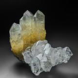 Quartz and Fluorite<br />Huanggang Mines, Hexigten Banner (Kèshíkèténg Qí), Chifeng (Ulanhad), Inner Mongolia Autonomous Region, China<br />11.4 x 10.3<br /> (Author: am mizunaka)