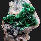 TorbernitaMusonoi Mine, Kolwezi, Kolwezi District, Lualaba, Katanga Copper Crescent, Katanga (Shaba), Democratic Republic of the Congo (Zaire)Micro (Autor: José Luis Zamora)