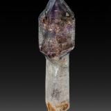 Quartz<br />Chibuku Mine, Zambezi Valley, Mashonaland West, Zimbabwe<br />9.9 x 2.5 cm<br /> (Author: am mizunaka)