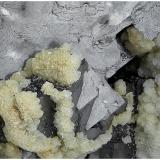 Galena, Calcite<br />Krushev dol Mine, Madan mining area, Rhodope Mountains, Smolyan Oblast, Bulgaria<br />140 mm x 110 mm x 100 mm<br /> (Author: silvia)