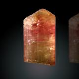 Elbaite<br />Pederneira claim, São José da Safira, Governador Valadares, Vale do Rio Doce, Minas Gerais, Brazil<br />8 mm x 17 mm x 5 mm<br /> (Author: Firmo Espinar)