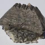 Arsenopyrite, Rhodochrosite<br />Yaogangxian Mine, Yizhang, Chenzhou Prefecture, Hunan Province, China<br />4,5 x 2,5 cm<br /> (Author: Volkmar Stingl)
