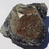 Pyrite, HematiteWaldenstein, Wolfsberg District, Styria/Steiermark, Austria4,5 x 3,5 cm (Author: Volkmar Stingl)