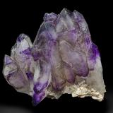 Quartz (variety amethyst)<br />Goboboseb Mountains, Brandberg area, Erongo Region, Namibia<br />9.0 x 9.0 cm<br /> (Author: am mizunaka)