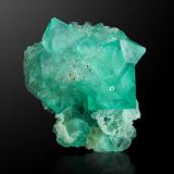 Fluorite<br />Riemvasmaak, Orange river area, Kakamas, ZF Mgcawu District, Northern Cape Province, South Africa<br />8 x 5 x 9.5 cm / main crystal: 3.9 cm<br /> (Author: MIM Museum)
