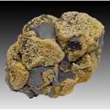 Galena with Dolomite (variety Fe-bearing dolomite)Turt Mine, Turt, Negresti-Oas, Oas Mountains, Satu Mare, Romania110 mm x 80  mm x 60 mm (Author: silvia)