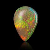 Opal<br />Tsehay Mewcha, Wegeltena, Delanta District, Semien Wollo Zone (North Wollo Zone), Amhara Region, Ethiopia<br />2,9 x 1.7 x 0,7 cm<br /> (Author: MIM Museum)