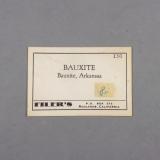 _Bauxita, etiquetaBauxite Mines, Bauxite, Saline County, Arkansas, USA7,4 × 6,8 × 6 cm.  313 g. (Autor: J. G. Alcolea)