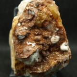 Calcita y Celestina<br />Cantera Cabezoncillo, Cabeçonet/Alto del Salmitre, Municipio Busot, Comarca Campo de Alicante, Alicante / Alacant, Comunidad Valenciana / Comunitat Valenciana, España<br />7 x 5 cm<br /> (Autor: Pedro Antonio)