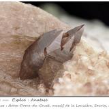 AnataseNotre-Dame-du-Cruet, Macizo La Lauzière, Saint-Jean-de-Maurienne, Saboya, Auvergne-Rhône-Alpes, Franciafov 16.2 mm (Author: ploum)