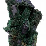 Malaquita, Azurita<br />Pozo IX (Puit IX), Touissit, Distrito Touissit, Provincia Jerada, Región Oriental, Marruecos<br />12,2 x 7,4 x 6,1 cm<br /> (Autor: carles)