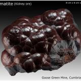 Hematite<br />Goose Green Mine, Frizington, Arlecdon & Frizington, Copeland, West Cumberland Iron Field, former Cumberland, Cumbria, England / United Kingdom<br />8 cm x 6 cm x 5 cm<br /> (Author: silvia)