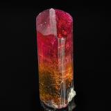 Elbaite<br />Malkhan (Malchan), Krasnyi Chikoy, Zabaykalsky Krai, Russia<br />5.1 x 2.0 cm<br /> (Author: am mizunaka)