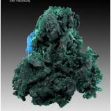 Malachite, Plancheite<br />Milpillas Mine, Cuitaca, Municipio Santa Cruz, Sonora, Mexico<br />120 mm x 90 mm x 45 mm<br /> (Author: silvia)