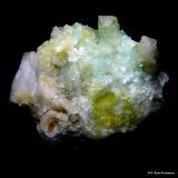 Fluorita.<br />Pedrera Berta, Turó de Can Domènech, Serra de Roques Blanques, Sant Cugat del Vallès-El Papiol, Comarca Vallès Occidental / Baix Llobregat, Barcelona, Cataluña / Catalunya, España<br />62x40 mm.<br /> (Autor: Jesus Franquesa Baucells)
