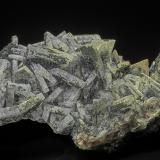 Stibnite, Barite, PyriteBaia Sprie, Maramures, Romania12.1 x 7.4 cm (Author: am mizunaka)