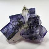 Fluorite, Boulangerite, Quartz, ChalcopyriteMina Yaogangxian, Yizhang, Prefectura Chenzhou, Provincia Hunan, China30 mm x 27 mm (Author: Don Lum)