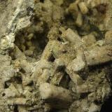 Prehnita pseudomórfica de DiópsidoCantera del Negral, Cuesta del Negral, Pozo Alcón, Comarca Sierra de Cazorla, Jaén, Andalucía, España10 x 5 x 5 cm. (Autor: Felipe Abolafia)