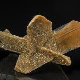 Gypsum<br />Great Salt Plains, Jet, Alfalfa County, Oklahoma, USA<br />6.4 x 6.0 cm<br /> (Author: am mizunaka)