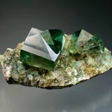 Fluorite<br />Rogerley Mine, Diana Maria Mine (Sutcliffe Vein) , Frosterley, Weardale, North Pennines Orefield, County Durham, England / United Kingdom<br />5x3x3 cm<br /> (Author: Jesse Fisher)