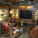 cabinets all lit up. (Author: Gail)