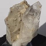 Quartz, Dolomite<br />Knorren, Mayrhofen, Ziller Valley (Zillertal), North Tyrol, Tyrol/Tirol, Austria<br />2 x 1 cm<br /> (Author: Volkmar Stingl)
