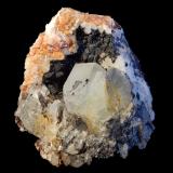 Fluorite, Goethite and Quartz<br />Clara Mine, Rankach Valley, Oberwolfach, Wolfach, Black Forest, Baden-Württemberg, Germany<br />100 mm x 90 mm x 50 mm<br /> (Author: Dany Mabillard)
