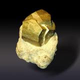 Pyrite<br />Camero Viejo Range, Comarca Tierra de Cameros, Rioja Media Region, La Rioja, Spain<br />25 mm x 33mm x 21 mm<br /> (Author: Firmo Espinar)