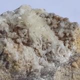 Aragonite, Calcite<br />Magnesite deposit, Weissenstein, Hochfilzen, Kitzbühel District, North Tyrol, Tyrol/Tirol, Austria<br />4,5 x 3 cm<br /> (Author: Volkmar Stingl)