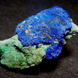 Azurita, MalaquitaMarialina Mine, Peraleda de San Román, Comarca Las Villuercas, Cáceres, Extremadura, Spain3 x 2 cm. (Autor: javier ruiz martin)