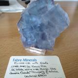 Fluorite<br />La Viesca Mine, La Collada mining area, Huergo, Siero, Comarca Oviedo, Principality of Asturias (Asturias), Spain<br />Specimen size 10,5 cm<br /> (Author: Tobi)