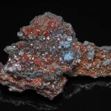 Fluorite, Quartz, Hematite<br />Florence Mine, Egremont, West Cumberland Iron Field, former Cumberland, Cumbria, England / United Kingdom<br />7.0 x 4.3 cm<br /> (Author: am mizunaka)