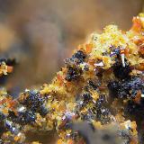 Calderonita<br />Mina San Francisco (antigua mina Pura), Higuera de Llerena, Comarca Campiña Sur, Badajoz, Extremadura, España<br />Campo de visión de 2 mm.<br /> (Autor: Antonio Carmona)