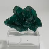 Dioptase<br />Renéville, Kindanba District, Pool Department, Republic of the Congo<br />2.5 x 1.6 x 1.2 cm<br /> (Author: Casimir Sarisky)