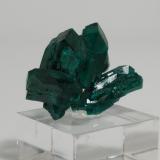 Dioptase<br />Renéville, Kindanba District, Pool Department, Republic of the Congo<br />2.5 x 1.6 x 1.2 cm<br /> (Author: Casimir Sarisky)