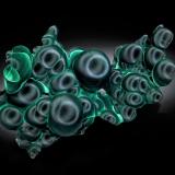 Malachite<br />Shilu Mine, Yangchun, Yangjiang Prefecture, Guangdong Province, China<br />33 x 28 x 28 cm<br /> (Author: MIM Museum)