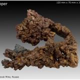 Copper<br />Rubtsovskoe Mine, Rubtsovsky District, Altai Krai, Russia<br />120 mm x 70 mm x 30 mm<br /> (Author: silvia)