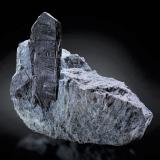 BaddeleyitePalabora Mine, Loolekop, Phalaborwa, Limpopo Province, South Africa15 x 9.5 x 13.5 cm / main crystal: 10.5 cm (Author: MIM Museum)