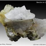 Baryte, Quartz, Pyrite<br />Bou Nahas Mine, Oumjrane mining area, Alnif Commune, Tinghir Province, Drâa-Tafilalet Region, Morocco<br />120 mm x 90 mm x 70 mm<br /> (Author: silvia)