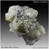 Baryte, Quartz, Pyrite<br />Bou Nahas Mine, Oumjrane mining area, Alnif Commune, Tinghir Province, Drâa-Tafilalet Region, Morocco<br />120 mm x 90 mm x 70 mm<br /> (Author: silvia)