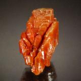 Vanadinite<br />San Carlos Mine (Apex Mine), San Carlos, Municipio Manuel Benavides, Chihuahua, Mexico<br />2.5 x 1.4 cm<br /> (Author: Michael Shaw)