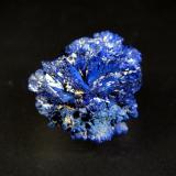 Azurita<br />Mina Poderosa, El Campillo, Comarca Cuenca Minera, Huelva, Andalucía, España<br />2 x 1,6 cm.<br /> (Autor: Antonio P. López)