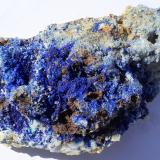 Azurite<br />Lilien adit, Kleinkogel, St Gertraudi, Brixlegg, Kufstein District, Inn Valley, North Tyrol, Tyrol/Tirol, Austria<br />9,5 x 5,5 cm.<br /> (Author: Volkmar Stingl)