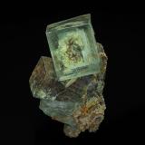 Fluorite<br />Yaogangxian Mine, Yizhang, Chenzhou Prefecture, Hunan Province, China<br />6.2 x 4.3 cm<br /> (Author: am mizunaka)