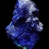 Azurite from Chessy ,3cm (Author: parfaitelumiere)