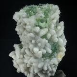Fluorite and Quartz after Calcite<br />Xiefang Mine, Ruijin, Ganzhou Prefecture, Jiangxi Province, China<br />12.0 x 8.2 cm<br /> (Author: am mizunaka)
