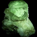 Fluorita.<br />Mina Xianghualing, Xianghualing, Linwu, Prefectura Chenzhou, Provincia Hunan, China<br />35x35 mm.<br /> (Autor: Jesus Franquesa Baucells)